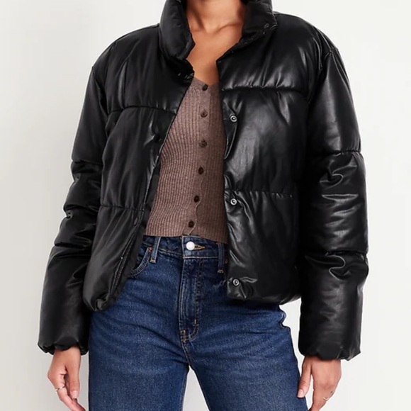 Old Navy Jackets & Blazers - Women's Black Puffer Jacket